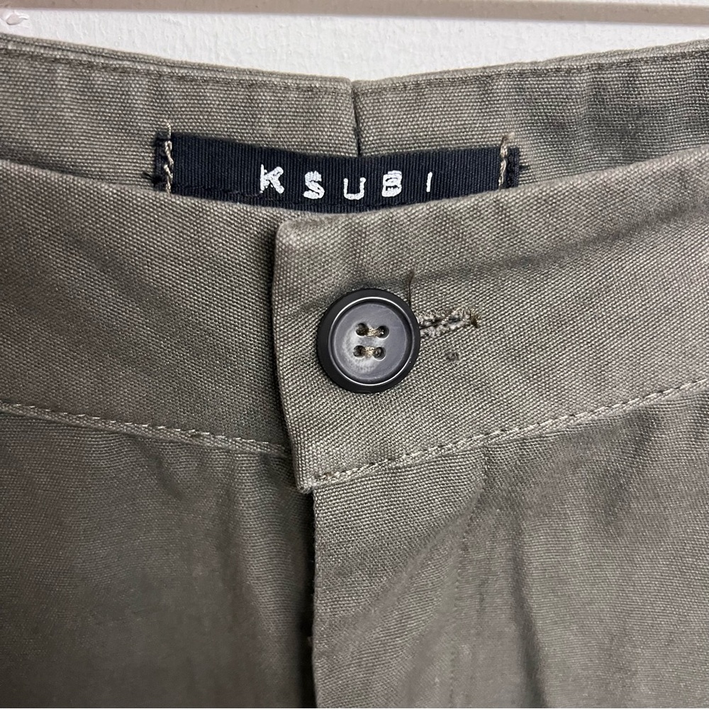 Mens Ksubi Khaki Slim Pants XS‎ - Picture 5 of 6
